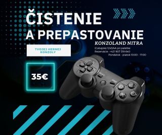Zarezervuj si aj ty termín na údržbu svojej hernej konzoly. Vyčešem jej kožuch z vetrákov a nanesiem jej nanovo...
